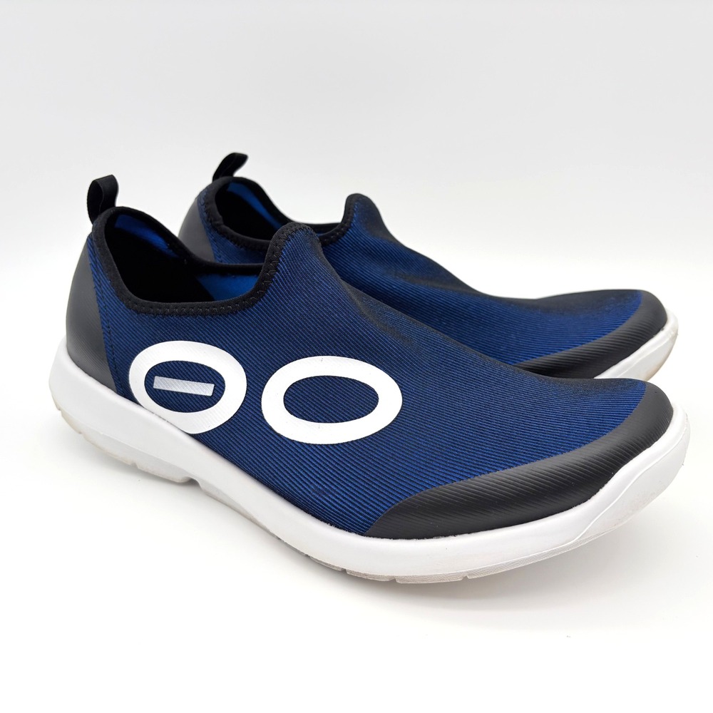 Oofos OOmg Sport Slip On Shoes Mens Size 12 Blue Recovery
